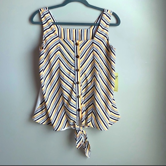 NWT Perceptions striped tank top size small - Picture 4 of 9